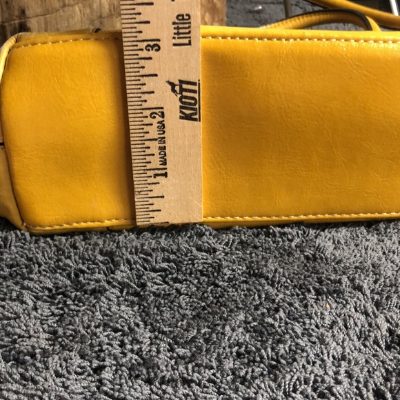 Giani Bernini yellow mustard purse - Picture 6 of 11